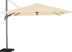 Ampelschirm Merida creme UPF 30+ 300 x 300 x 260 cm