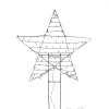 Anna's Collection Gartenstecker Stern mit Beleuchtung 80 cm