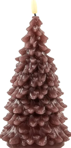 Anna's Collection LED Kerze Sito rosa D 9,5 H 20 cm