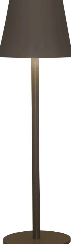 Anna's Collection Tischlampe Mat grau D 9 H 27 cm