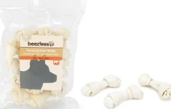 Beeztees Kauknoten weiß 7 cm 12 stuks