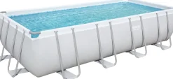 Bestway Stahlrahmen-Pool Power Steel rechteckig 488 x 244 x 122 cm