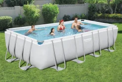 Bestway Stahlrahmen-Pool Power Steel rechteckig 549 x 274 x 122 cm