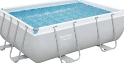 Bestway Stahlrahmen-Pool Power Steel rechteckig 282 x 196 x 84 cm