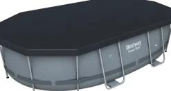 Bestway Stahlrahmen-Pool Power Steel oval 488 x 305 x 107 cm