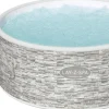 Bestway Whirlpool aufblasbar Lay-Z-Spa Vancouver plus rund grau D 155 H 60 cm