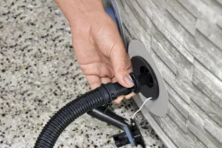 Bestway Whirlpool aufblasbar Lay-Z-Spa Vancouver plus rund grau D 155 H 60 cm