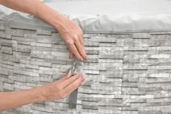 Bestway Whirlpool aufblasbar Lay-Z-Spa Vancouver plus rund grau D 155 H 60 cm