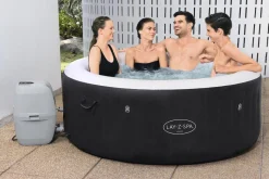 Bestway Whirlpool aufblasbar Lay-Z-Spa Miami 2 rund schwarz D 180 H 66 cm