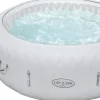 Bestway Whirlpool aufblasbar Lay-Z-Spa Paris rund grau D 196 H 66 cm