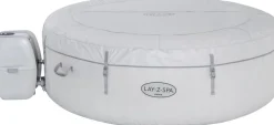 Bestway Whirlpool aufblasbar Lay-Z-Spa Paris rund grau D 196 H 66 cm