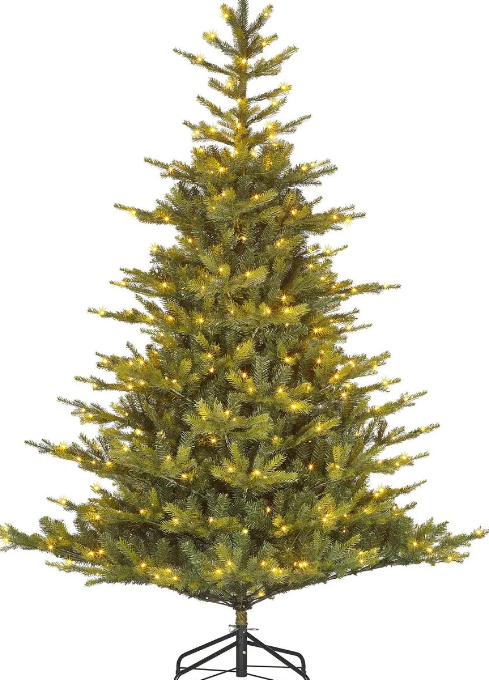 Black Box Künstlicher Weihnachtsbaum Grand Fir mit 550 LEDs warmweiß D 152 H 215 cm