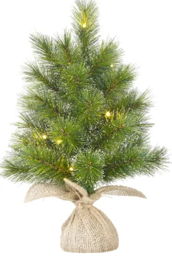 Black Box Künstlicher Weihnachtsbaum Glendon Burlap met LED verlichting H 60 cm