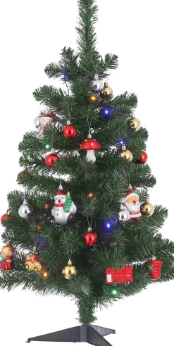 Black Box Künstlicher Weihnachtsbaum D 50 cm H 90 cm mit 30 LEDs warmweiß