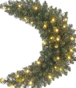 Black Box Weihnachtskranz Odin 30 LEDs warmweiß D 50 H 10 cm