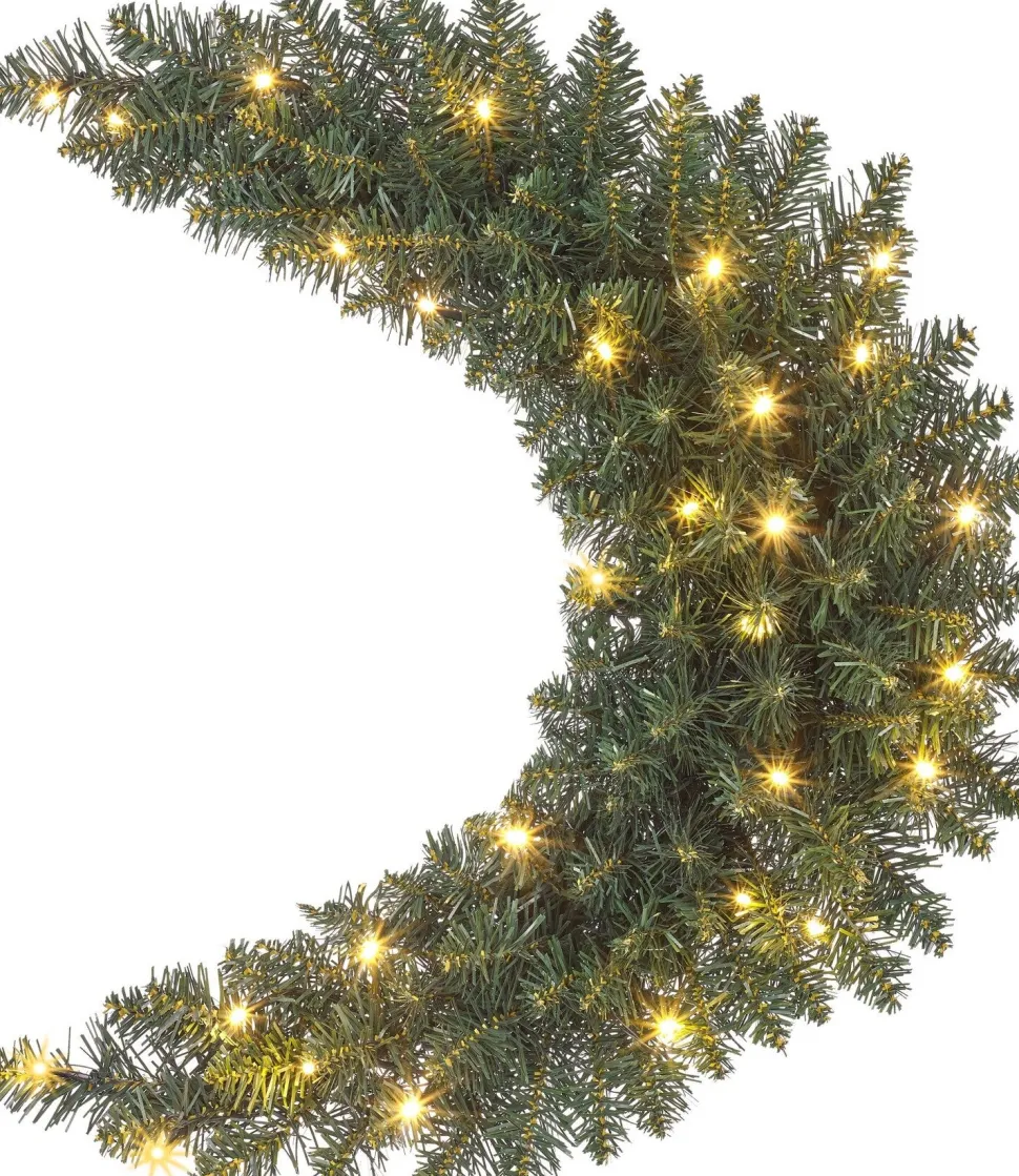 Black Box Weihnachtskranz Odin 30 LEDs warmweiß D 50 H 10 cm