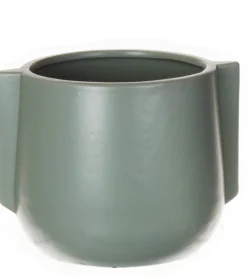 Blumentopf Modern grün D 10,3 H 13 cm