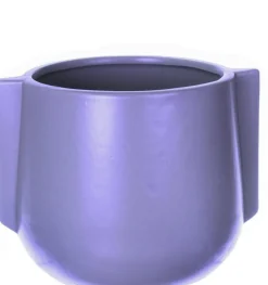 Blumentopf Modern lila D 10,3 H 13 cm