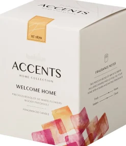 Bolsius Duftkerze Accents Welcome Home weiß 33 Std.D 8 H 10 cm
