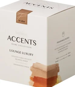 Bolsius Duftkerze Accents Lounge Luxury weiß 33 Std.D 8 H 10 cm