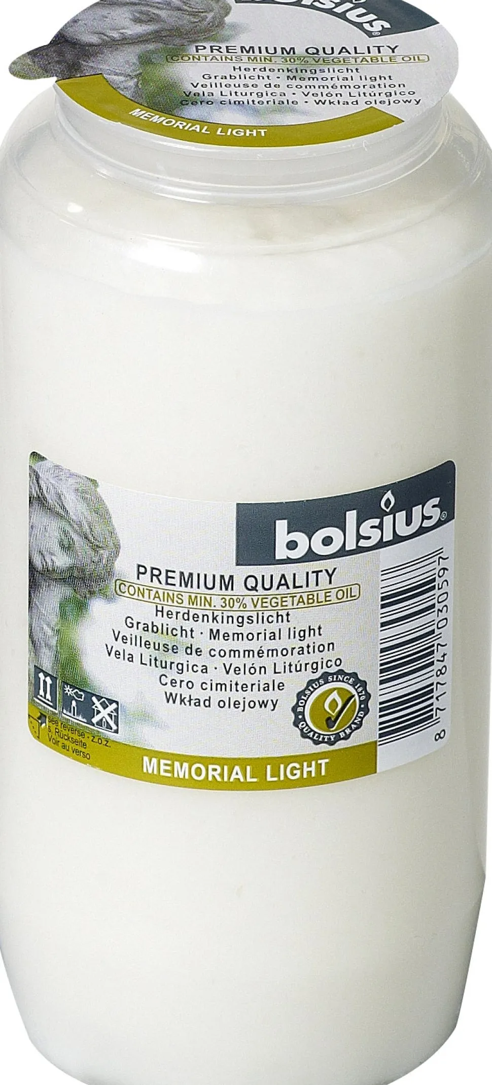 Bolsius Grablicht Nr. 7 weiß