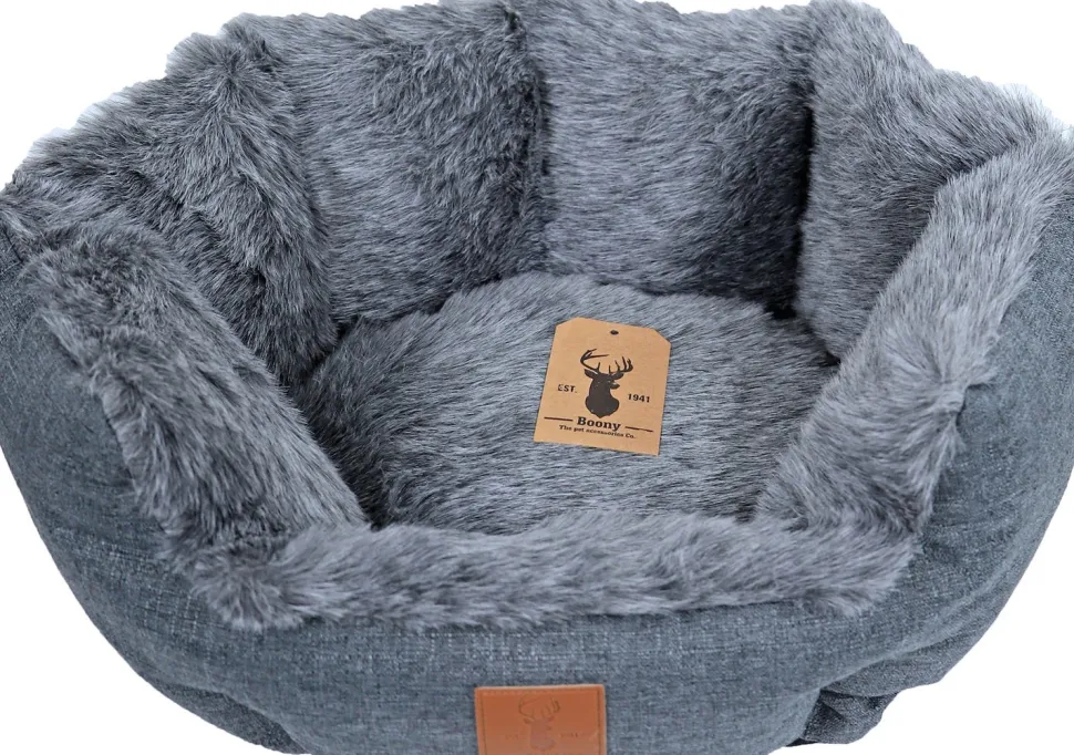 Boony Est 1941 Hundekorb grau 50 x 40 x 17 cm