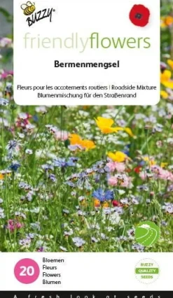 Buzzy® Friendly Flowers Straßenrand-Blumen Samen-Mischung für 15 m²