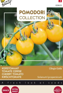 Buzzy® Pomodori Kirschtomate gelb (Solanum lycopersicum 'Ciliegia Gialla') Samen