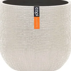 Capi Europe Blumentopf Nature Skin beige D 14,2 H 13 cm
