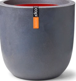 Capi Europe Blumentopf Urban Smooth D 43 H 41 cm grau