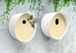 Capi Europe Nistkasten oval weiß 24 x 19 x 23 cm