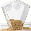 CJ Wildlife Fenster-Vogelfutterhaus Kreta transparent 24 x 9 x 15 cm