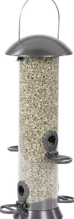 CJ Wildlife Vogelfuttersilo grau D 11 H 39 cm