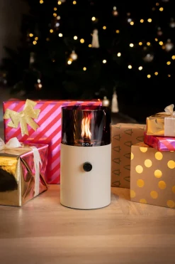 Cosi Tischkamin Cosiscoop beige D 16 H 30 cm