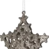 Cosy@Home Weihnachtsbaumschmuck Stern gold 16 x 16 cm