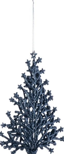 Cosy@Home Weihnchtsbaumschmuck Baum blau 16 x 16 cm