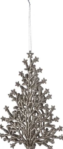 Cosy@Home Weihnchtsbaumschmuck Baum gold 16 x 16 cm