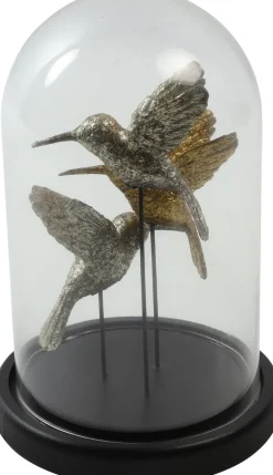 Countryfield Glasglocke Indra gold / schwarz D 14 H 22 cm