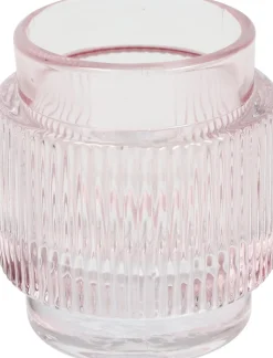 Countryfield Kerzenständer Ianna rosa D 7 H 8 cm