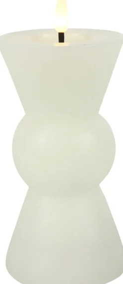 Countryfield LED Kerze Lyon weiß D 8 H 18 cm