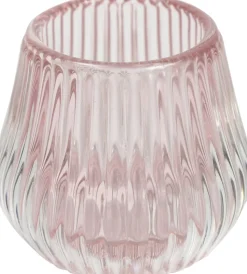Countryfield Teelichthalter Carlin rosa D 7,2 H 6,5 cm
