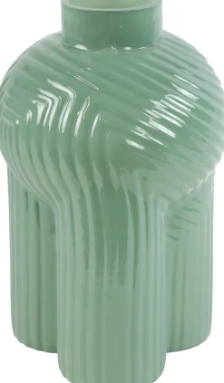 Countryfield Vase Ledger grün D 20 H 30 cm