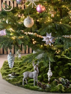 Countryfield Weihnachtsbaumdecke Gijs grün D 100 cm