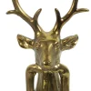 Countryfield Weihnachtsfigur Hirsch Zen gold 15 x 25,5 x 41 cm