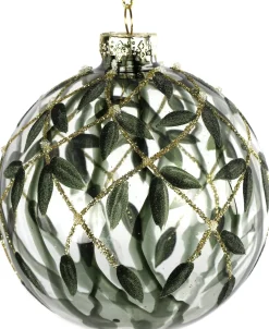 Countryfield Weihnachtskugel Neola grün/transparent D 15 cm