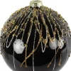 Countryfield Weihnachtskugel Jonie schwarz D 15 cm