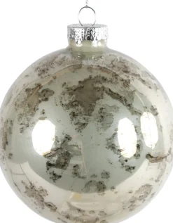 Countryfield Weihnachtskugel Rosalin silber D 12 cm