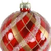 Countryfield Weihnachtskugel Astrid rot D 8 cm