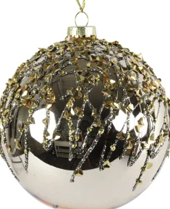 Countryfield Weihnachtskugel Kelly silber D 8 cm