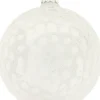 Countryfield Weihnachtskugel Clara weiß D 10 cm